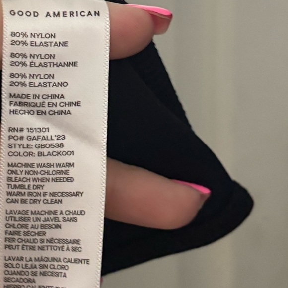 Good American scuba square neck bodysuit - Picture 4 of 5